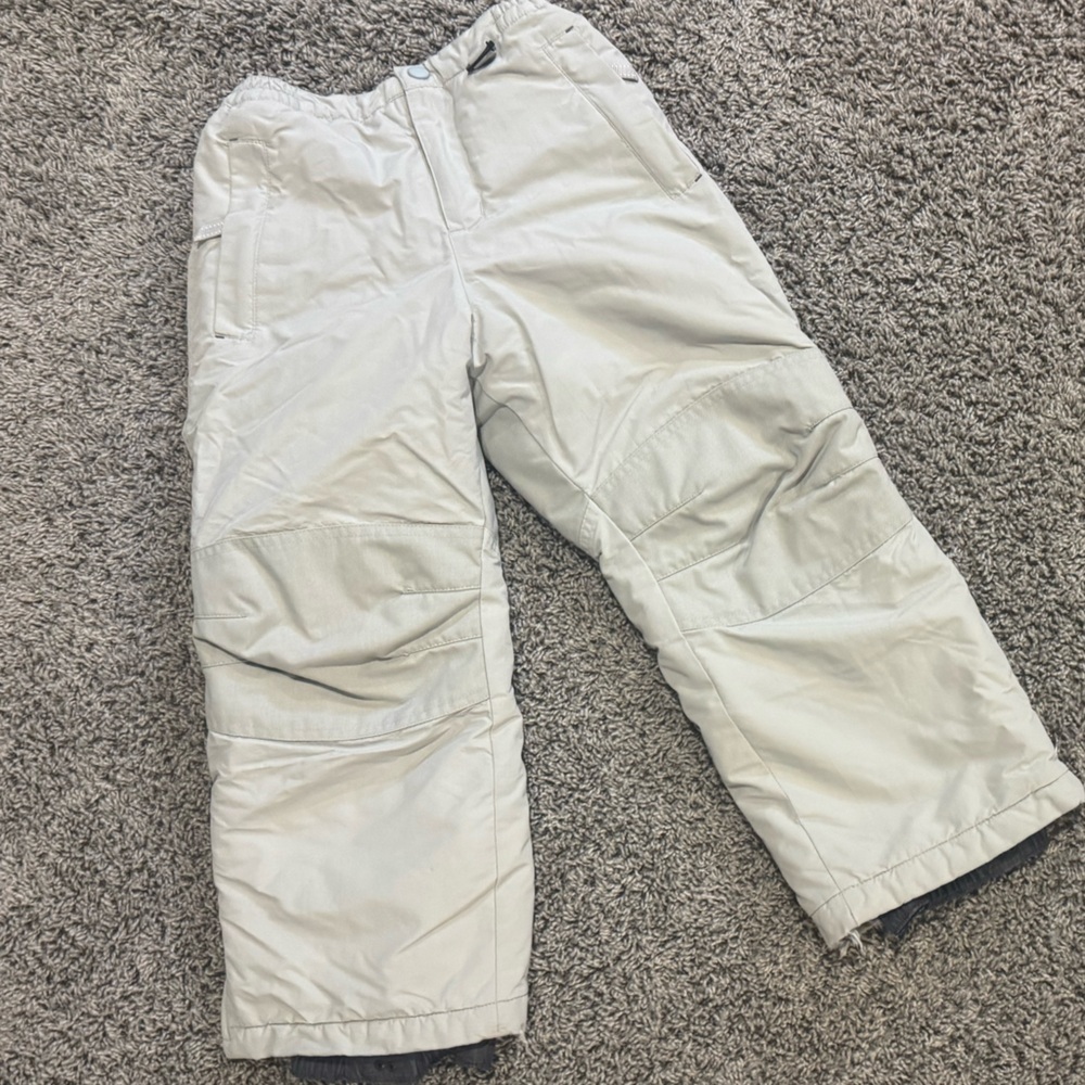 Lands’ End Kids gray snow pants , size 7
